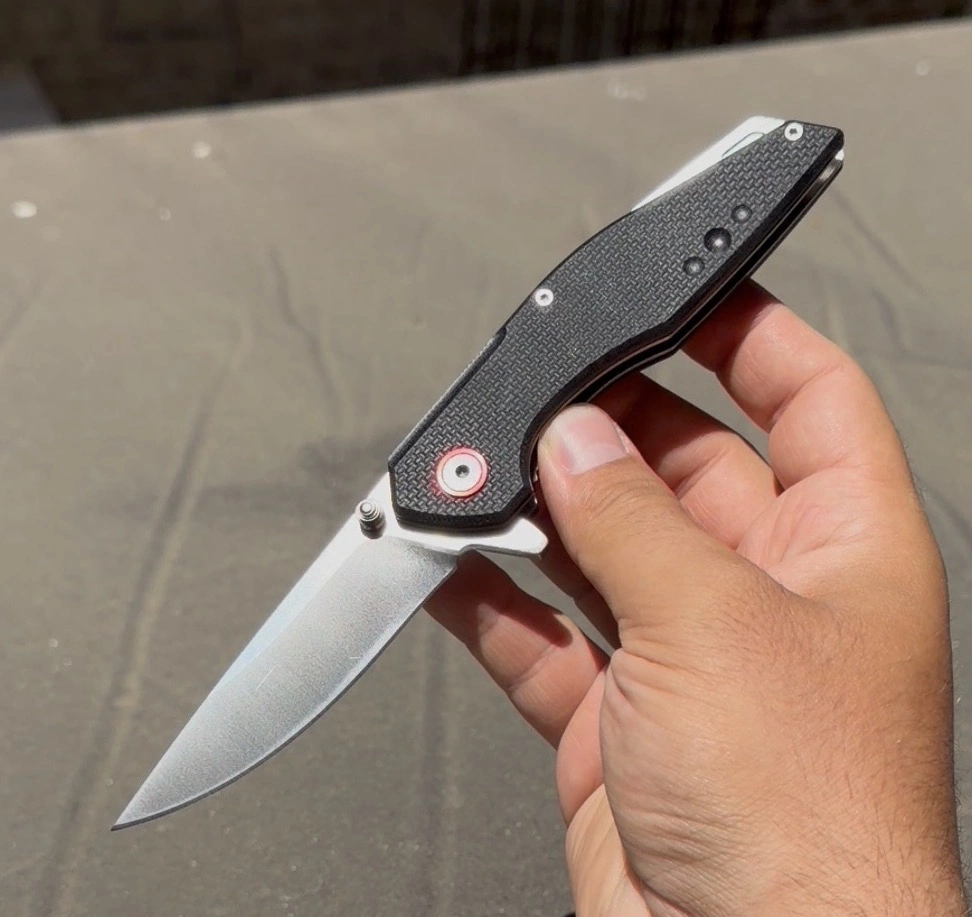 D2 ÇELİK / SİYAH KABZE PASLANMAZ ÇELİK 21CM