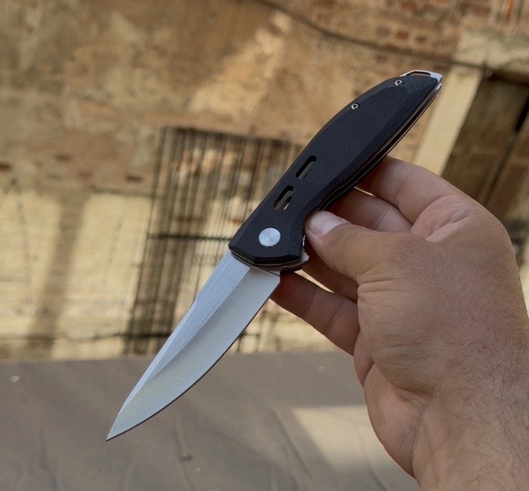 D2 ÇELİK / SİYAH KABZE PASLANMAZ ÇELİK 21CM