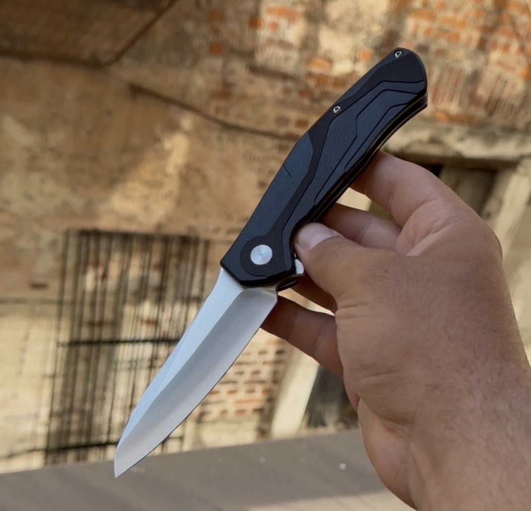 D2 ÇELİK / SİYAH KABZE PASLANMAZ ÇELİK 21CM