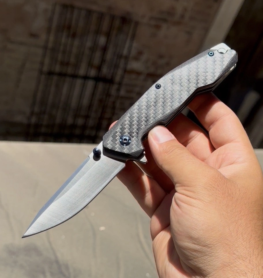 D2 ÇELİK / SİYAH KABZE PASLANMAZ ÇELİK 21CM