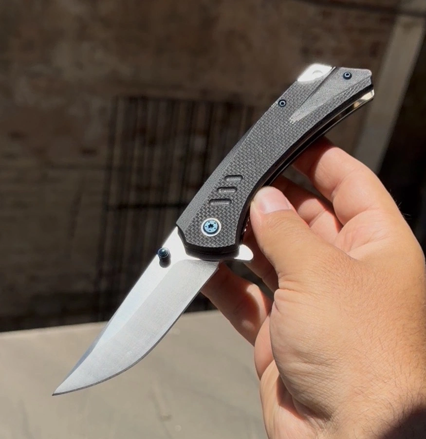 D2 ÇELİK / SİYAH KABZE PASLANMAZ ÇELİK 21CM