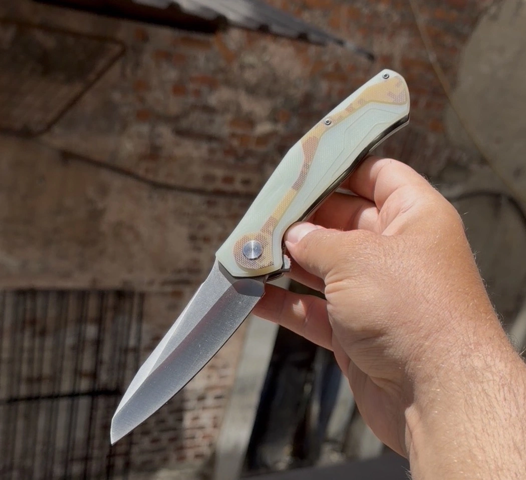 D2 ÇELİK / YEŞİL KABZE PASLANMAZ ÇELİK 21CM