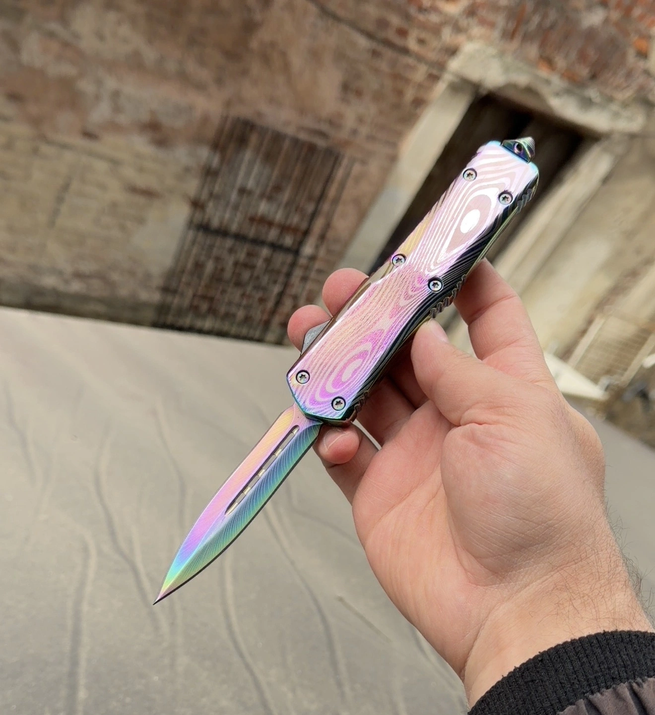 Microtech Rainbow Full Otomatik 21cm