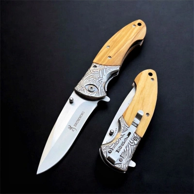 BROWNİNG AHSAP İŞLEMELİ ÇAKI 21CM