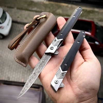 M390 SİYAH AHSAP DAMASCUS