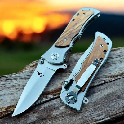 BROWNİNG ÇAKI AHSAP SAP DETAY 21 CM