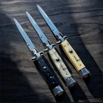 AKC İTALYAN STİLETTO 25CM SİYAH