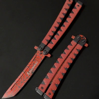 Samurai kelebek kırmızı