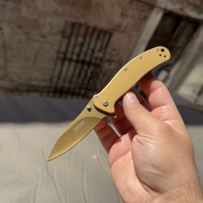 Kershaw Titanyum Gold Çakı 16cm