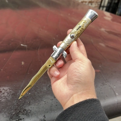 AKC 24 CM TİMSAH GOLD YILAN AĞIZLI
