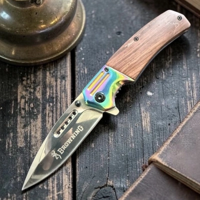Browning Ahsap Kabze 21cm Parlak