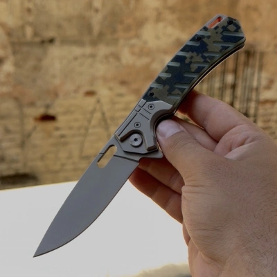 D2 ÇELİK / 2363 KMF KAMUFLAJ RENK ÇAKI 21 CM