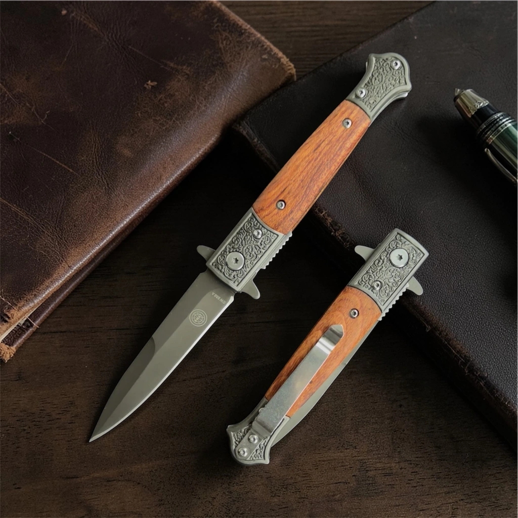 Swat Metal 19 Cm Ahsap Kabze Çakı