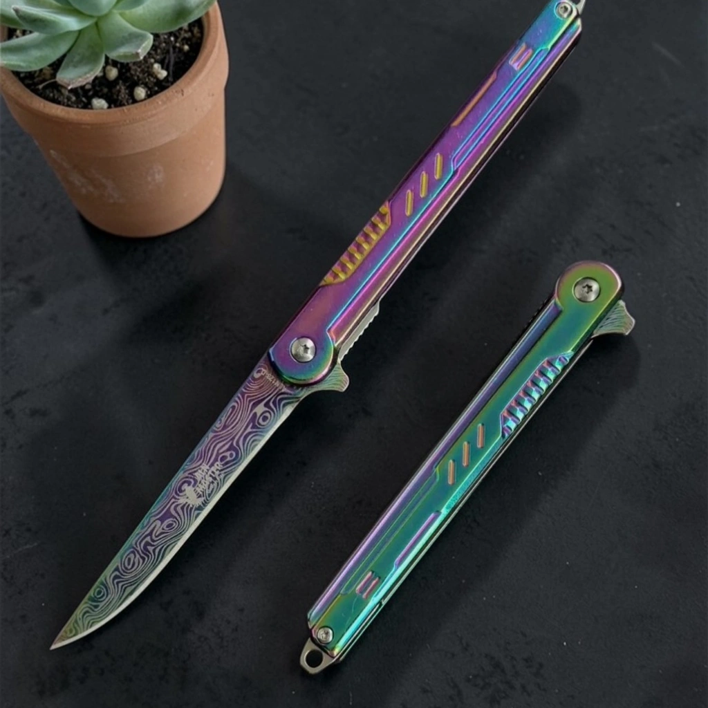 M390 METAL RAİNBOW ÇAKI 20 CM