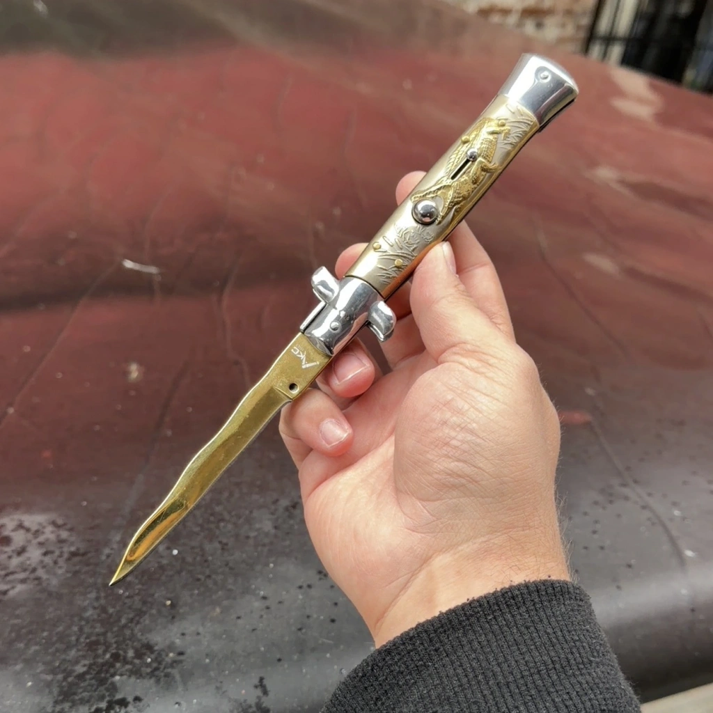 AKC 24 CM TİMSAH GOLD YILAN AĞIZLI