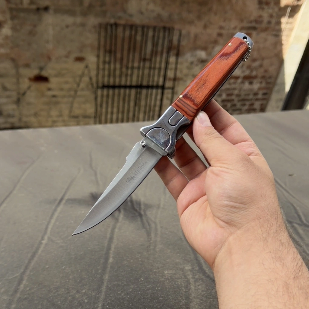 Sibirya S1119 Ahsap Kabze Çakı