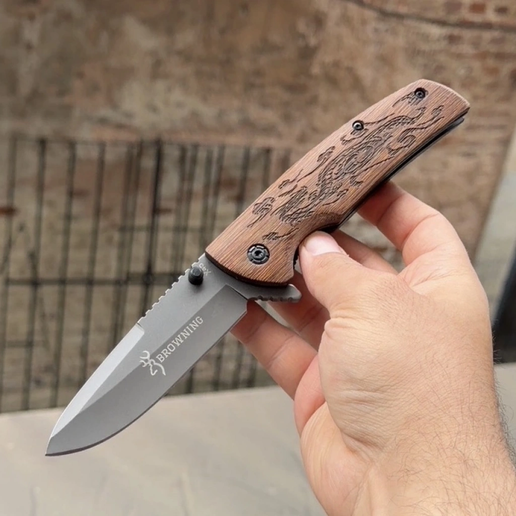 Browning X45 21cm Ahsap Çakı
