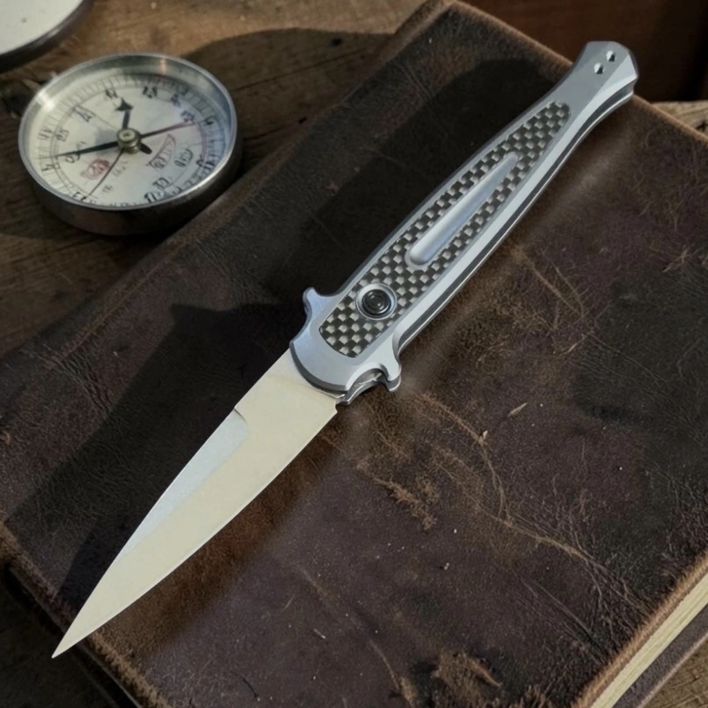 Kershaw Otomatik 21 Cm Karbon Detay Çakı