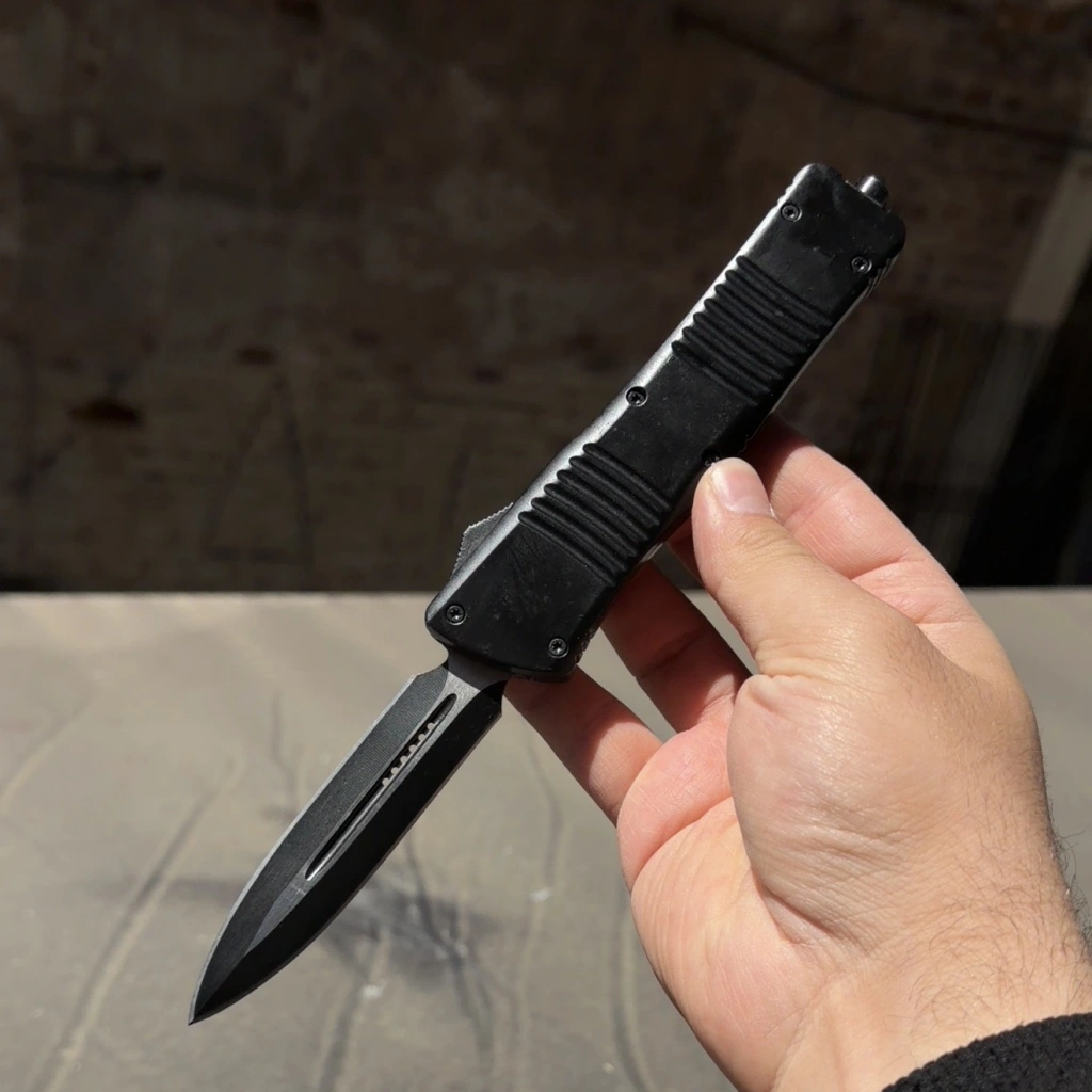 Microtech 25cm Siyah Yandan Düğmeli