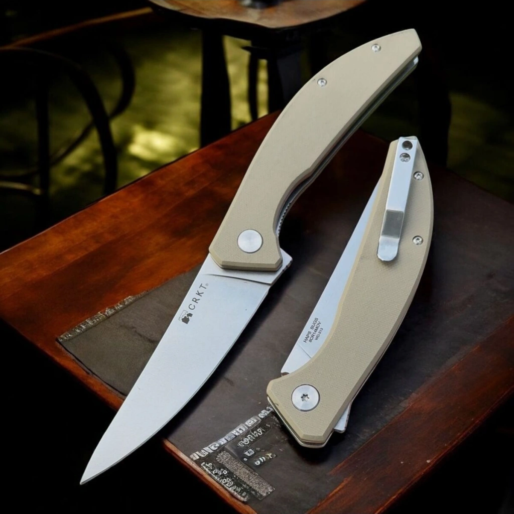 CRKT KREM MİKA KABZE CELİK ÇAKI 20 CM