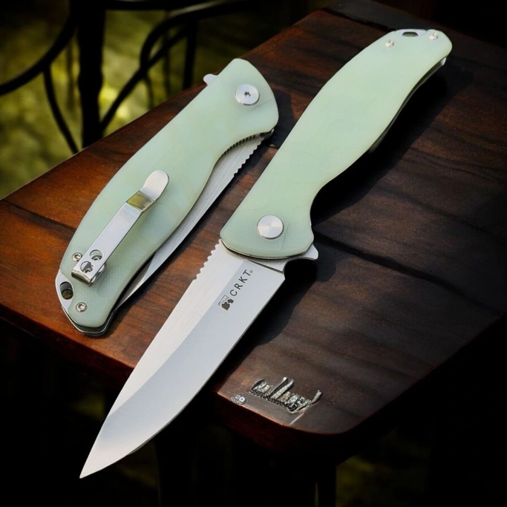 CRKT TURKUAZ MİKA KABZE PASLANMAZ ÇAKI 20 CM