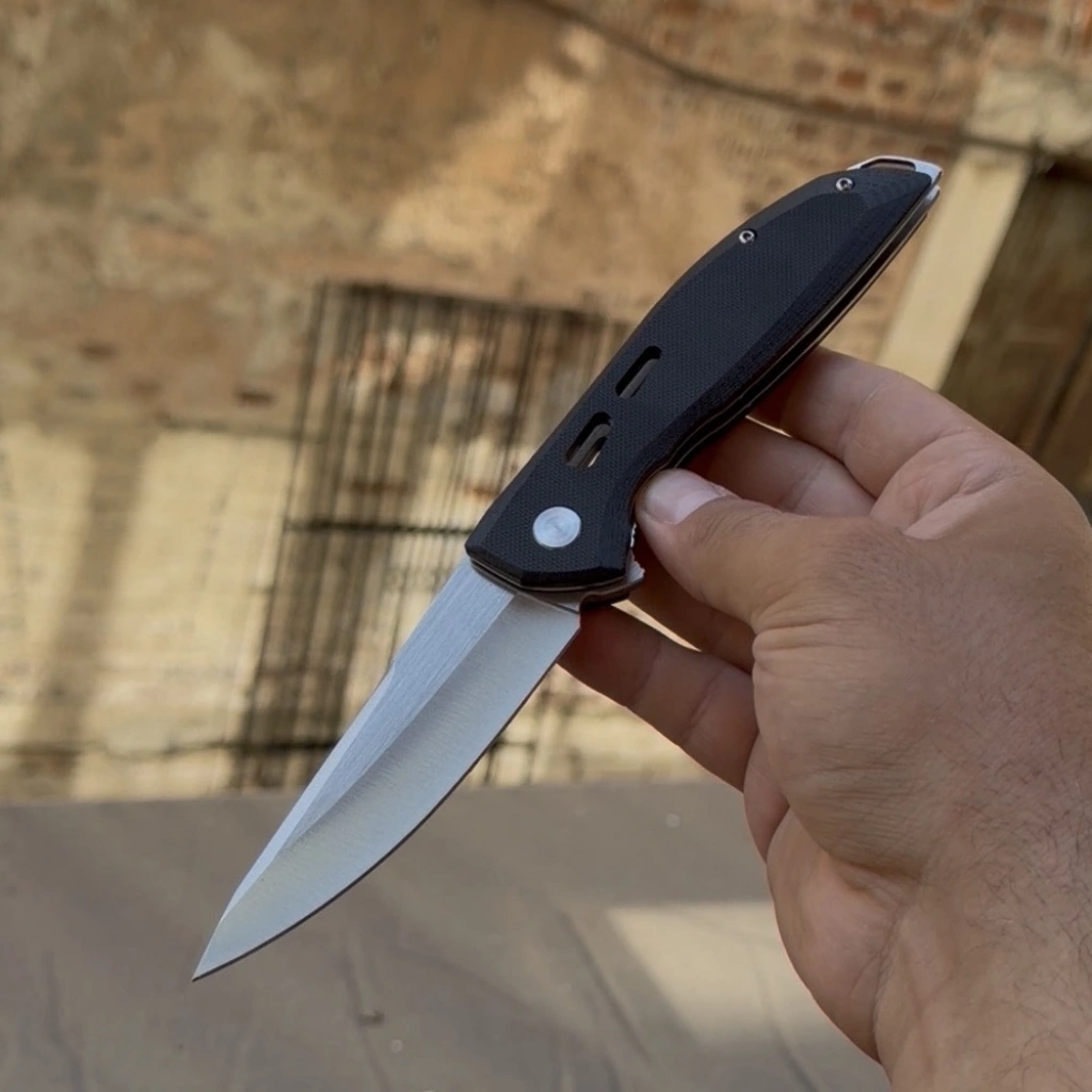 D2 ÇELİK / SİYAH KABZE PASLANMAZ ÇELİK 21CM