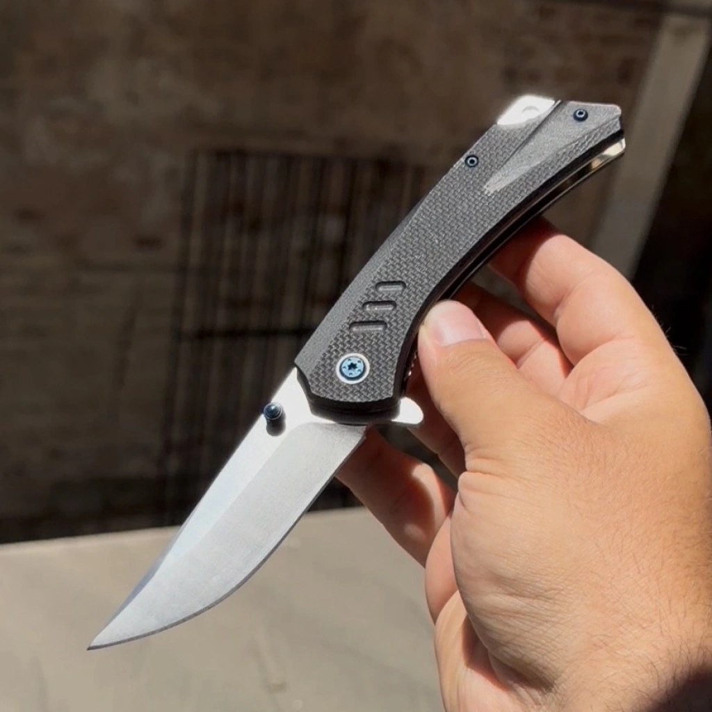 D2 ÇELİK / SİYAH KABZE PASLANMAZ ÇELİK 21CM