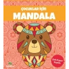 Çocuklar İçin Mandala - Turuncu