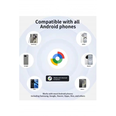 Airtag Android Konum Belirleme Akıllı Takip Cihazı Smart Finder Beyaz