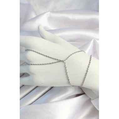 Pirinç Gümüş Renk Burgu Zincirli Şahmeran