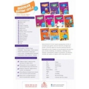 1. Sınıflar İçin Değerler Eğitimi Seti 2 (10 Kitap)