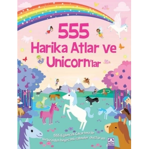 555 Eğlenceli Çıkartma - Harika Atlar ve Unicorn’lar