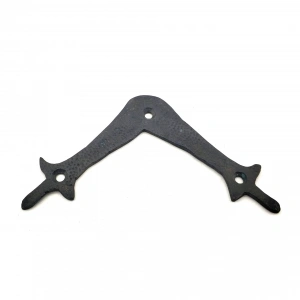 Antika Tarz Dekoratif Pirinç Zambak Gönye - Üst, 107x107 Mm, Oksit