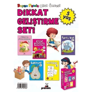 Okul Öncesi 5 Yaş Dikkat Geliştirme Seti (5 Kitap)