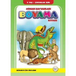 Orman Hayvanları Boyama Kitabı