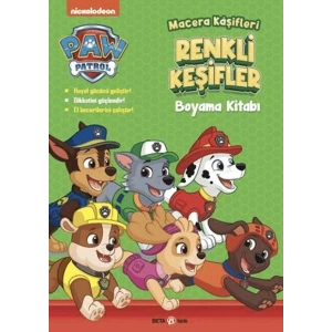 Paw Patrol Macera Kaşifleri Renkli Keşifler Boyama Kitabı