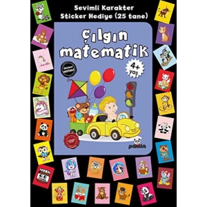Stickerlı 4+ Yaş Çılgın Matematik