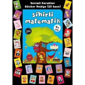 Stickerlı 4+ Yaş Sihirli Matematik