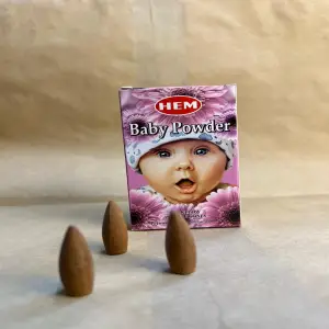 Baby Powder 10lu Geri Akış Tütsüsü