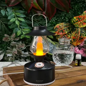 Gaz Lambası Görünümlü Difüzör (Şarjlı)