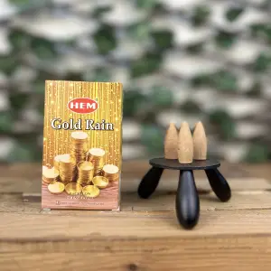 Gold Rain 10lu Geri Akış Tütsüsü