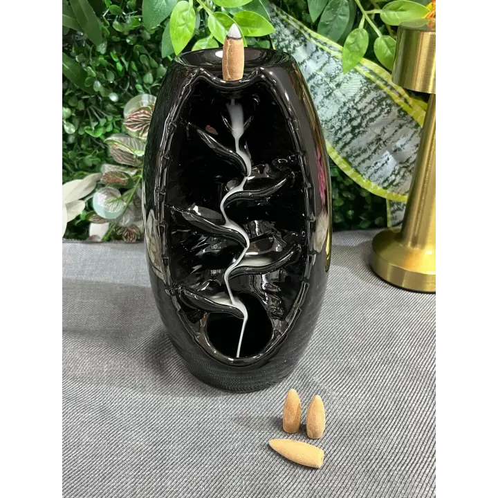 Seramik 5 Yaprak Tütsülük