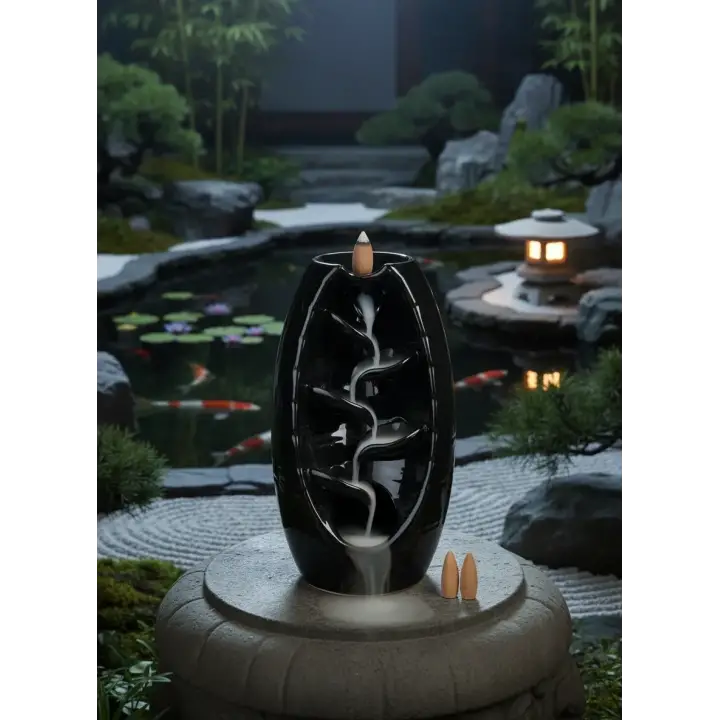 Seramik 5 Yaprak Tütsülük