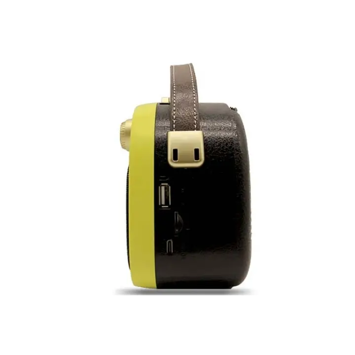Crownwell Taşınabilir Bluetooth Retro Radyo Arizona Serisi Limon Sarısı(Neon Yeşil)