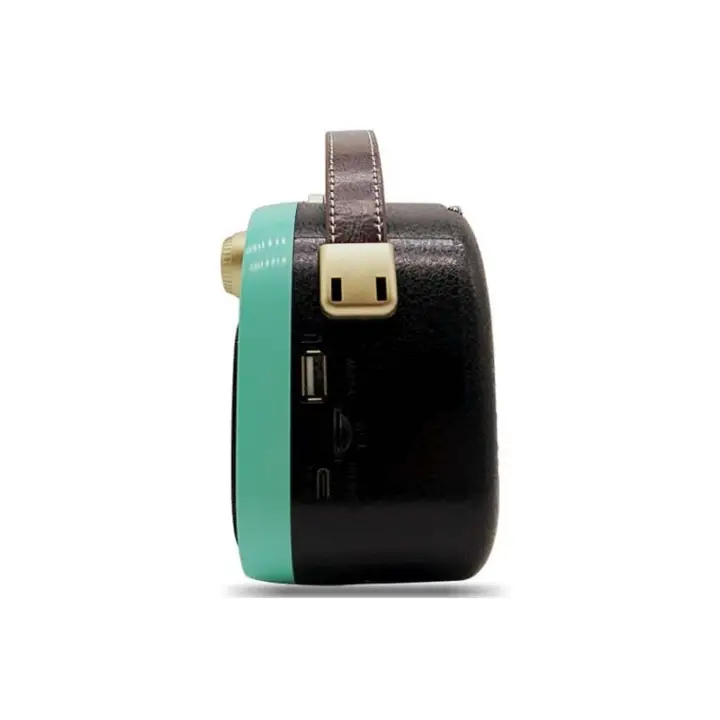 Crownwell Taşınabilir Bluetooth Retro Radyo Arizona Serisi Turkuaz