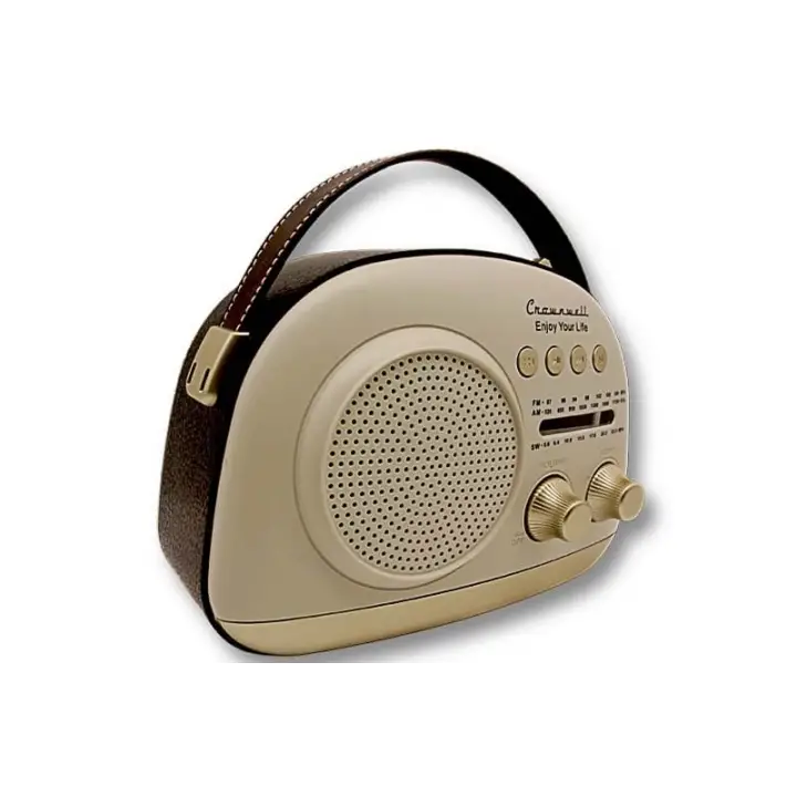 Crownwell Taşınabilir Bluetooth Retro Radyo Arizona Serisi / Grey