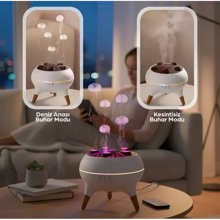 JellyFish Deniz Anası Modlu Hava Nemlendirici