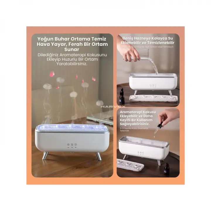 Masaüstü Volkanik Puflu Hava Nemlendirici