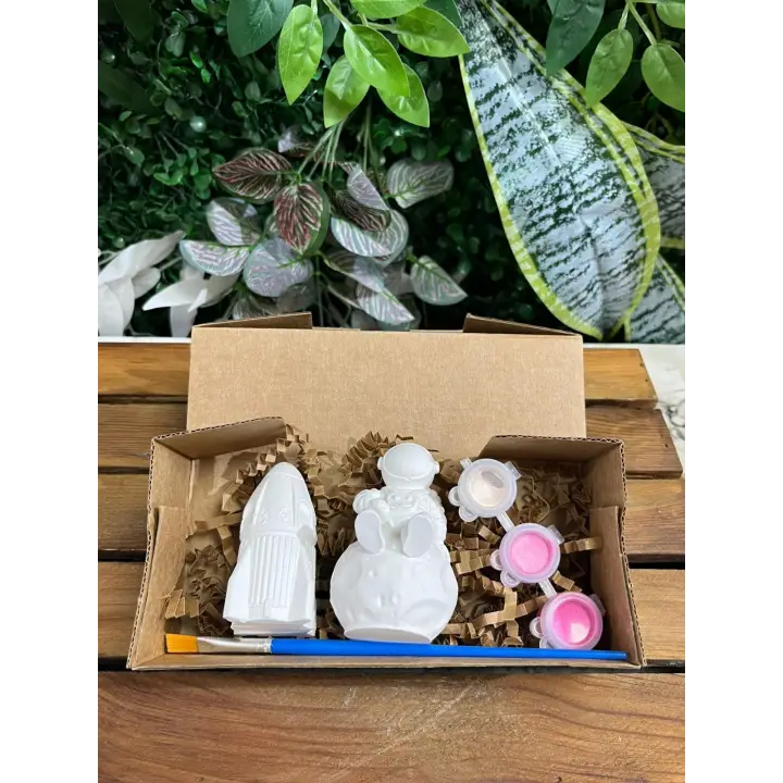 Astronot & Roket Boyama Seti