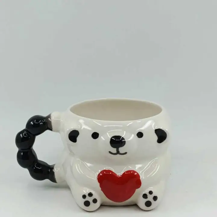 Kırmızı Kalpli Ayıcık Kupa